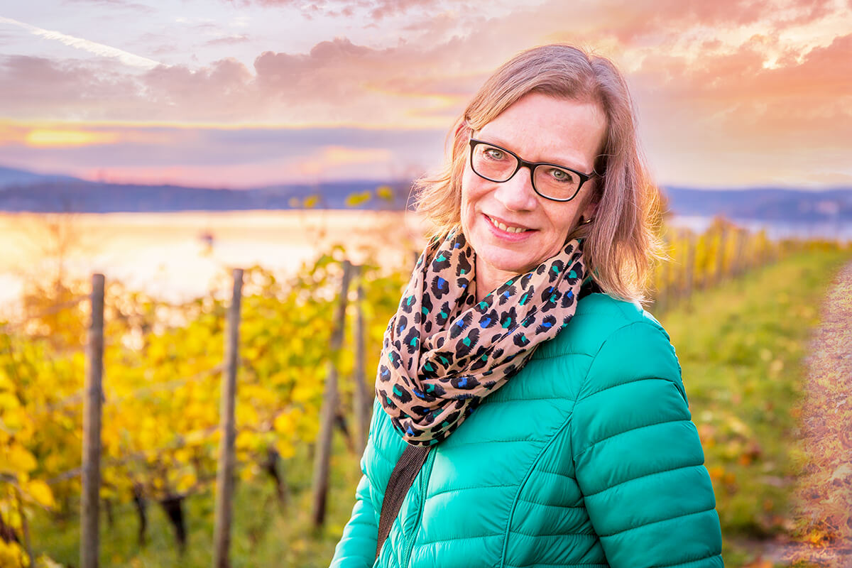 Britta Schmidt: Fotoshooting am herbstlichen Bodensee