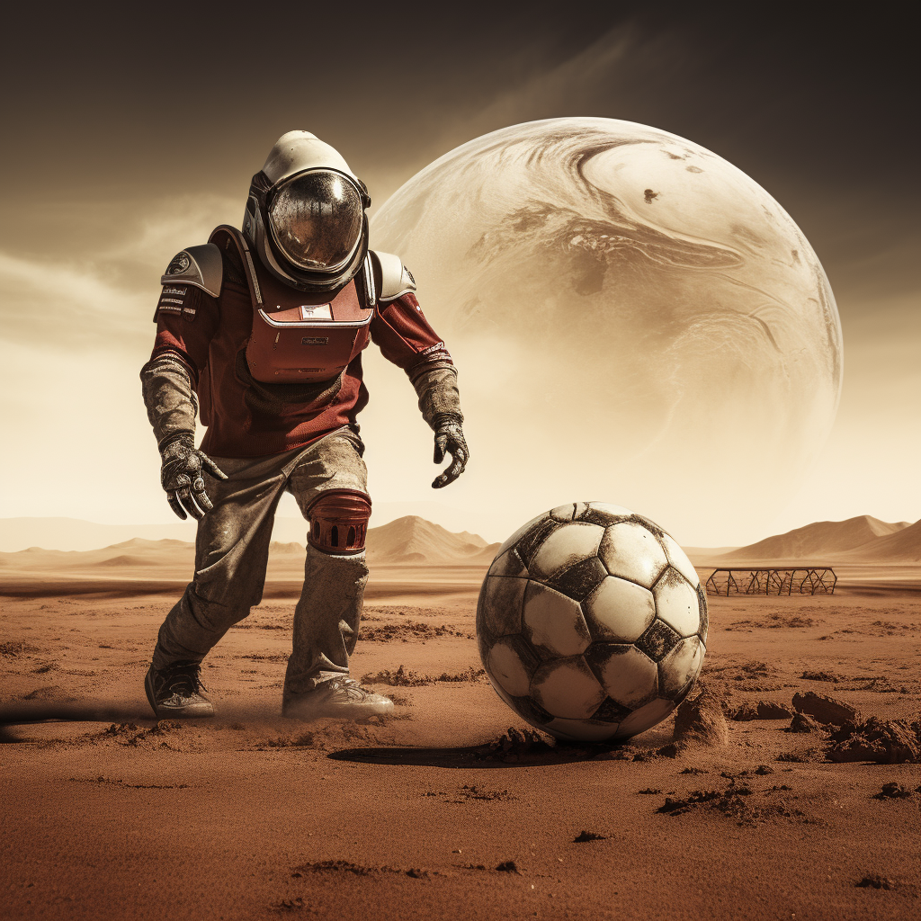 Ralf Stehmann - Fußballspieler auf dem Mars
