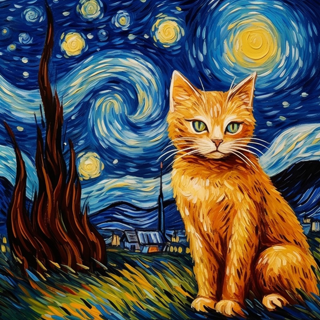 Siegerbild KI im Stil von van Gogh