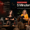 Sommer-Lesungen "5 Minuten Mord". Organisiert von Marianne Kaindl. Es lesen: Annette Schlapp, Britta Schmidt, Swantje K.-Noack, Marianne Kaindl. Veranstalter: Autoren-Kurse.